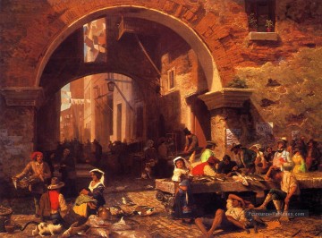 Le luminaire Portico d’Octavia Albert Bierstadt Peinture à l'huile